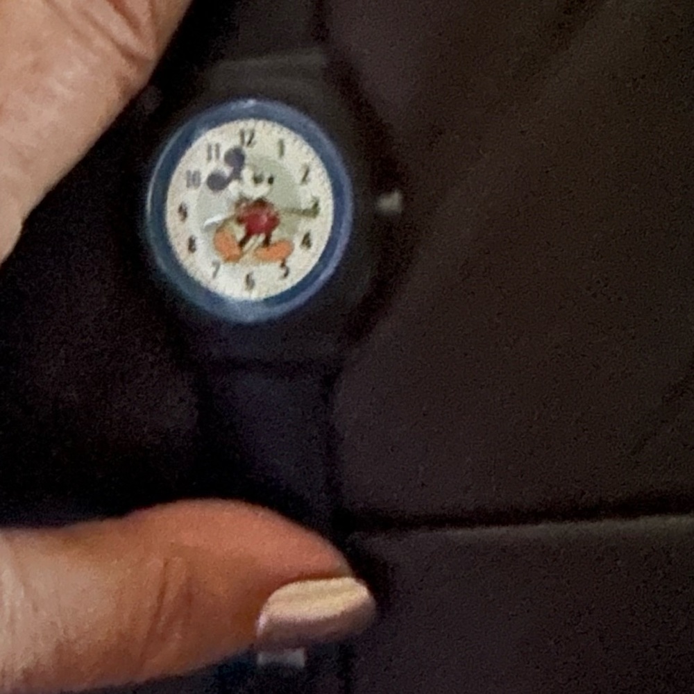 Disney Mickey Mouse blue watch by Snap, 8 3/4” adjustable band, Never worn. - Picture 5 of 6